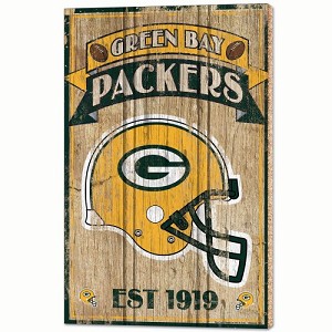 PANNELLO LEGNO WINCRAFT ESTABLISHED 38 X 61 CM GREEN BAY PACKERS