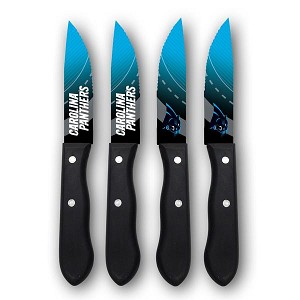SET COLTELLI NOVELTY 990001 STEAK KNIFES 4 PCS  CAROLINA PANTHERS