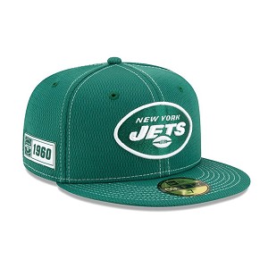 CAPPELLO NEW ERA 9FIFTY 2019 SIDELINE ROAD  NEW YORK JETS