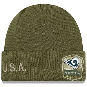 CAPPELLO NEW ERA SALUTE TO SERVICE KNIT 2019  LOS ANGELES RAMS