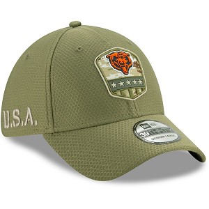 CAPPELLO NEW ERA 39THIRTY SALUTE TO SERVICE 2019  CHICAGO BEARS