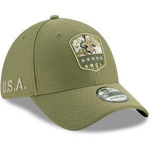 CAPPELLO NEW ERA 39THIRTY SALUTE TO SERVICE 2019  NEW ORLEANS SAINTS