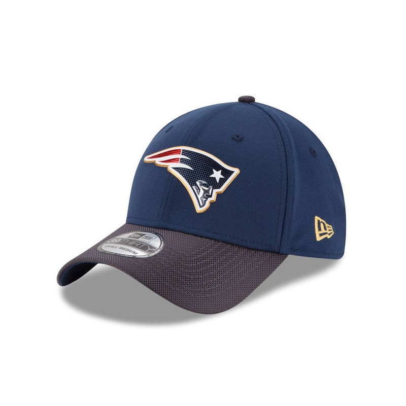 CAPPELLO NEW ERA GOLD COLLECTION 39THIRTY NFL NEW ENGLAND PATRIOTS ...