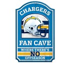 PANNELLO LEGNO WINCRAFT FAN CAVE 28 X 43 CM  SAN DIEGO CHARGERS