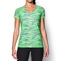 TSHIRT UNDER ARMOUR 1264286 W V-NECK SOLID  VERDE