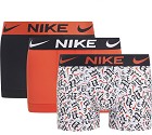 INTIMO NIKE DRY FIT ESSENTIAL KE1158 EZA 3PACK  NERO ARANCIO