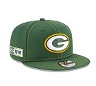 CAPPELLO NEW ERA 9FIFTY 2019 SIDELINE ROAD  GREEN BAY PACKERS
